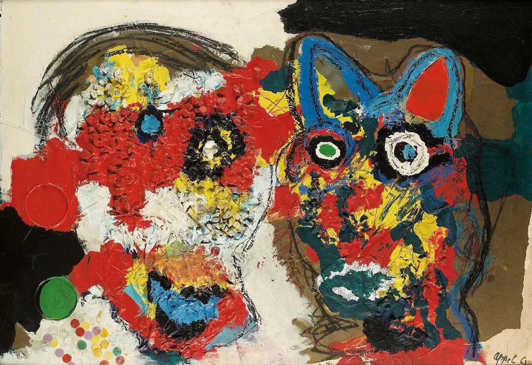 雷尔·阿佩尔，《构图》，19卡63年
