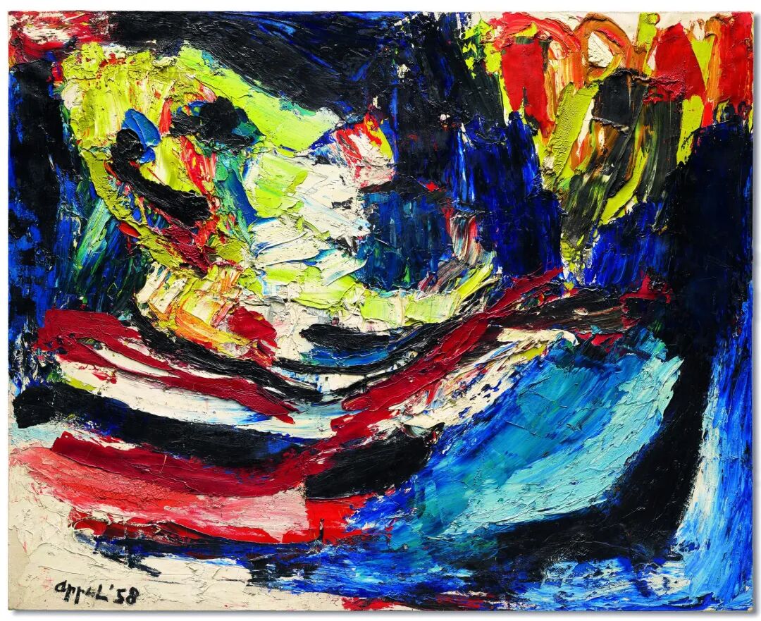 卡雷尔·阿佩尔，《面向大海》，1958年